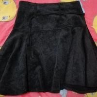 ราคา กระโปรงผ้าลูกฟูกสีดำ​ มือสอง (1669033256)