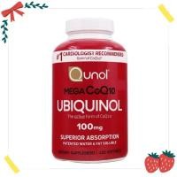 ราคา Qunol Mega CoQ10 Ubiquinol โคเอ็นไซ คิวเท็น 100 mg 120 Softgels -Health Products Store33 (27193133411)
