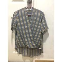 ราคา เสื้อเชิ้ตแขนสั้นสีเทา หน้าสั้นหลังยาว (324047459)