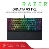 ราคา คีย์บอร์ดเกมมิ่ง RAZER ORNATA V3 TKL Mecha-membrane มาพร้อมไฟ RGB Razer Chroma (คีย์ EN/TH) (24554447414)