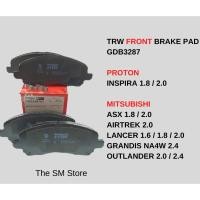ราคา TRW PROTON INSPIRA/ MITSUBISHI LANCER , ASX, AIRTREK, OUTLANDER ผ้าเบรก (FRT) - GDB3287 (44113788330)