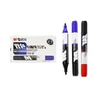ราคา ปากกาไวท์บอร์ด 2 หัว 2 สี มีสี น้ำเงิน+ดำ และ แดง+ดำ ปากกาไวท์บอร์ด2หัว - M&G AWMT5101 (จำนวน 1 ด้าม) (21871879983)