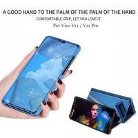 ราคา Vivo V11 / V11 PRO Flip Cover ผ้าซิ่นแบบยืน Clear View สีดํา (27187907959)