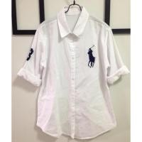 ราคา เสื้อเชิ้ตขาวปัก POLO (99682344)