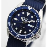ราคา นาฬิกา SEIKO 5 Sports New Automatic SRPD51K2 (ฺ์Blue) สายผ้า (4755695109)
