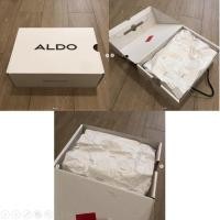 ราคา กล่องรองเท้า แบรนด์ ALDO ของแท้ ที่เก็บรองเท้า พร้อมลายของแบรนด์ สภาพสวย ใบใหญ่ มาจาก shop (19100314157)