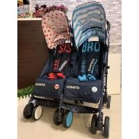ราคา รถเข็นแฝด รถเข็นพี่น้อง แบรนด์อังกฤษ Cosatto SIS AND BRO สภาพสวย (6758821146)