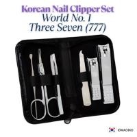 ราคา [Made in KOREA] กรรไกรตัดเล็บเกาหลี World No. 1 .Three Seven (777) Super Sharp Clean Cut ของขวัญดีไซน์แข็งแรงและการเดินทางชุดแต่งเล็บ ชุดกรรไกรตัดเล็บ (43654220888)