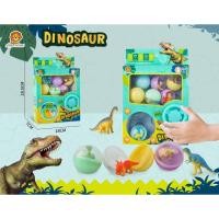 ราคา ของเล่น DIY ตู้หมุนไข่ เครื่องหมุนไข่ ไดโนเสาร์งับนิ้ว 8 ลูก ไข่กาชาปอง ตู้กาชาปองของเล่น (25772231716)