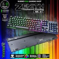 ราคา GAMING NUBWO NK-41 KEYBOARD ZENITH BLACK คีบอร์ด เกมมิ่ง คีย์บอร์ด Gaming Keyboard มีไฟ สวย (21186266730)