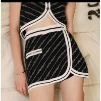 ราคา กระโปรงกางเกงสีดำMerge (25138259122)