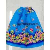 ราคา ผ้าถุงอาบน้ำ ผ้าถุงเอวยางยืด ใส่อาบน้ำ ลายทะเล (6316192423)