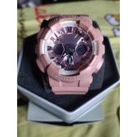 ราคา casio g-shock Mini นาฬิกาข้อมือผู้หญิง สีชมพูของแท้% (16789802804)