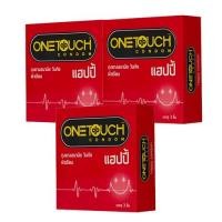 ราคา ถุงยาง 52 วันทัช แฮปปี้ ชุด 3 กล่อง ( One Touch Happy Pack 3) (46508348)