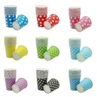 ราคา ถ้วยกระดาษลายจุดหลากสี (24393562882)