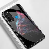 ราคา เคสสำหรับ Xiaomi Redmi Note 8 Note 8T Note 8 Pro เคสโทรศัพท์แมวเปลือกแก้วกันกระแทก (44274208569)