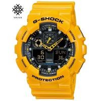 ราคา G-Shock รุ่น GA-100A-9A (Bumblebee Limited Edition) สีเหลือง ของแท้ ประกัน CMG 1 ปี (1190849076)
