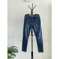 ราคา กางเกงผู้หญิง กางเกงสกินนี่ ขายาว เอวสูง ผ้ายีนส์ ผ้ายืด รสนิยม (Rossaniyom Jeans). (25633535192)