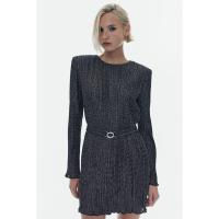 ราคา H&M(เอชแอนด์เอ็ม) ชุดเดรสแขนไหล่ปักพลีซซี่ ผู้หญิง 1245453_1 (29269054711)