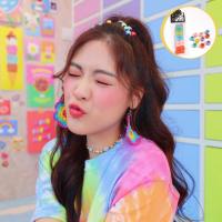 ราคา กิ๊บลูกปัด ยุค90 สีพาสเทลมีสีแดง‍‍ 1แพ็ค10 อัน (8284052894)