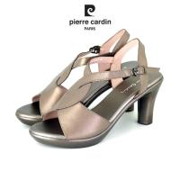 ราคา Pierre Cardin รองเท้าผู้หญิง รองเท้าส้นสูง นุ่มสบาย ผลิตจากหนังแท้ รุ่น 33PS807 (26859628952)