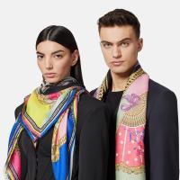 ราคา ผ้าพันคอลาย VENTAGLI จาก VERSACE สไตล์สำหรับทุกคน เป็นของขวัญคริสต์มาสที่ดี (43872764932)