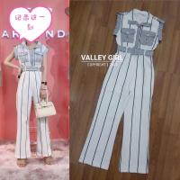 ราคา จั๊มสูทขายาว งานป้าย Valley girl sizeM ***มือ1ป้ายห้อย (10973372955)