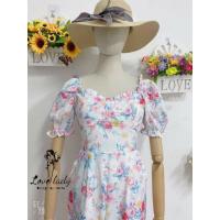 ราคา จั้มสูทขายาวลายดอกพาสเทล (7764236192)