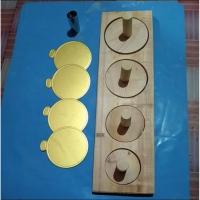ราคา แม่พิมพ์โดนัทไม้ขนาด 4.4 1 ชุด/แม่พิมพ์โดนัท/ที่แบ่งแป้งโดนัท แม่พิมพ์แหวน (42824713577)