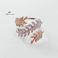 ราคา Olive leaf Ring แหวนเพชร CZ ใบไม้ ใบมะกอก 3 กษัตริย์ เครื่องประดับแฟชั่น ผู้หญิง สไตล์เกาหลี (1216138434)