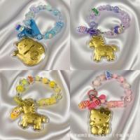 ราคา แนะนํา/ม้า 2026 ปี รวยทันที พวงกุญแจพร้อมจี้กระเป๋าสตางค์ KT Cat ห่วงโซ่โทรศัพท์มือถือ Xiaohongshu Live 2026 ม้าปีทันทีที่อุดมไปด้วยพวงกุญแจ rich3liulangmo (25047048545)