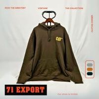 ราคา เสื้อฮู้ด Caterpillar เสื้อกันหนาวแขนยาวฮู้ดดี้CAT วินเทจ Oversize มีให้เลือก 3 สี ไซส์ S-2XL (24536956349)
