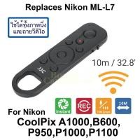ราคา รีโมตถ่ายภาพนิ่งและวีดีโอสำหรับกล้องนิคอน CoolPix A1000,B600,P950,P1000,P1100 ใช้แทน ML-L7 Remote Control (19726102286)