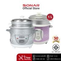 ราคา SONAR หม้อหุงข้าวไฟฟ้า 1 ลิตร รุ่น SR-D512 พร้อมซึ้งนึ่ง หม้อหุงข้าวมัลติฟังก์ชั่น electric pot หม้อนึ่ง ที่นึ่งไฟฟ้า (1440759071)