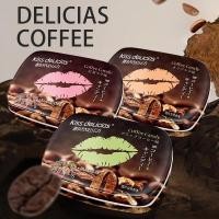 ราคา Haiyi Chunran Heart Chewable Coffee Candy g Boxed Extra Strong Black Coffee Bean Candy Portable High-value Tin Box % LS250703 (41307108910)