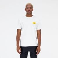 ราคา New Balance Mens Essentials Reimagined Cotton Jersey เสื้อยืดแขนสั้น - สีขาว (24136400307)