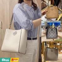 ราคา ของแท้ %Tory Burch Mcgraw Bag Bucket bagกระเป๋าผู้หญิงหลายสี หลายแบบ กระเป๋าหนังวัวสะพายเฉียง (27438590091)