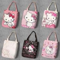 ราคา กลุ่มลู✨2025 CharmmyKitty CharmmyKitty Shopping Bag กระเป๋าผ้าแคนวาส hello Kitty Cat All-Match (48550209530)