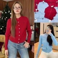 ราคา นางแบบใส่คืองานจริงถ่ายจากงานจริง‼️ Polo Cardigan เสื้อคลุมไหมพรมคาดิแกน ดีเทลปักโลโก้ม้า สีใหม่ละมุนฟีลมาก ชนช็อป (29920946799)