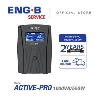 ราคา New2025! UPS Line interactive Unitec Active Pro(EAST) 1000VA/550W มือหนึ่ง สินค้ารับประกัน 2 ปี (41607876053)