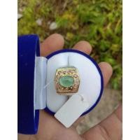 ราคา แหวนเงินแท้มรกตโคลัมเบีย (11490750607)