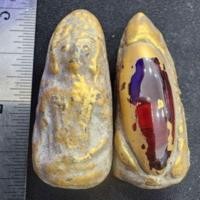 ราคา พระดอยไซเนื้อชินทอง บนเม็ดพระธาตุ กรุดอยไซ (42204358681)