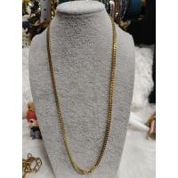 ราคา สร้อยคอทอง 18KGP (Gold Plated) ลายโซ่แบนสุดคลาสสิกไม่ต้องจ่ายแพงก็ดูดีได้! ✨งานตู้ญี่ปุ่นมือสอง (40723032512)