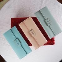ราคา เมราห์ กระเป๋าสตางค์ใบยาวผู้หญิงพับรุ่นยาวกระเป๋าสตางค์ตลอดไปน่ารักสีฟ้าสีแดงสีชมพูสีเทา/กระเป๋าสตางค์ผู้หญิงวัสดุหนังสังเคราะห์คุณภาพสูงนําเข้ากระเป๋าสตางค์ยาวแฟชั่นผู (43224534971)