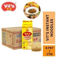 ราคา (ยกลัง) Vit’s เส้น มาม่าเปลือย แพ็ค 10 ก้อนx6 แพ็ค (20380582562)