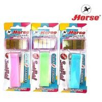 ราคา เครื่องเย็บกระดาษ ที่เย็บกระดาษ แม็กเย็บกระดาษ ตราม้า HD-10N + ลวดเย็บ#10-1M สีพาสเทล (คละสี) Horse [S24] (22337851143)