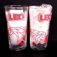 ราคา แก้วเบียร์สิงห์ขนาด290ml หรือแก้วลีโอขนาด 570ml. (16525265975)