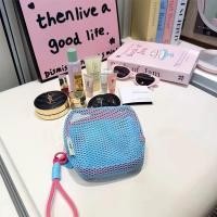 ราคา กระเป๋าถือใบเล็กมีหูหิ้ว กระเป๋าเครื่องสำอางสีโดปามีน กระเป๋าเครื่องสำอาง กระเป๋าเก็บของจุได้เยอะ (40270965384)