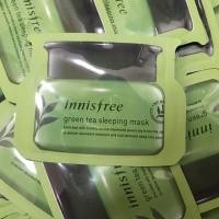 ราคา ❌ไม่รับชำระปลายทาง❌ มาส์กนอนชาเขียว INNISFREE Green Tea Sleeping Mask 4 ml (1112367856)
