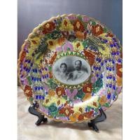 ราคา จานเบญจรงค์ ร.5 มีพระบรมฉายาลักษณ์ ของเก่า ขนาด 9 นิ้ว (27400376291)